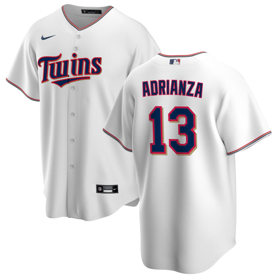 Nike Youth #13 Ehire Adrianza Minnesota Twins Baseball Jerseys Sale-White